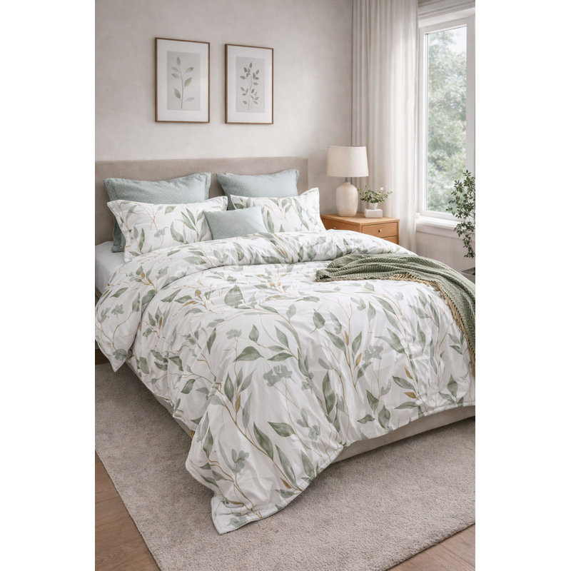 Ensemble de housse de couette en coton 400 fils Hailey, Très grand