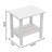 2-Tier Adirondack Outdoor Side Table, All-Weather HDPE Patio End Table-157186931