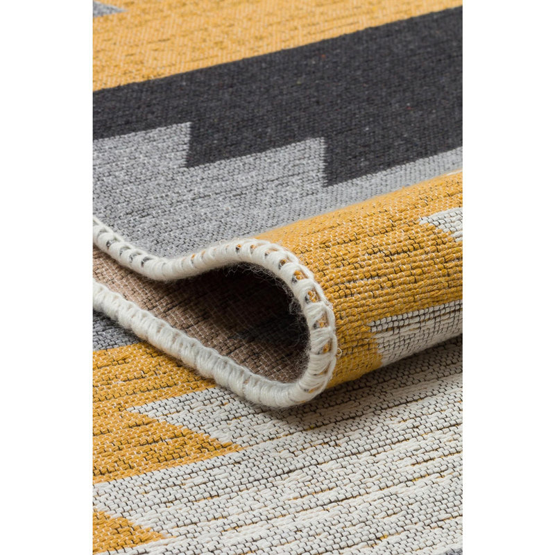 Selina Cotton Flatweave Area Rug, Rectangle 80 x 150cm