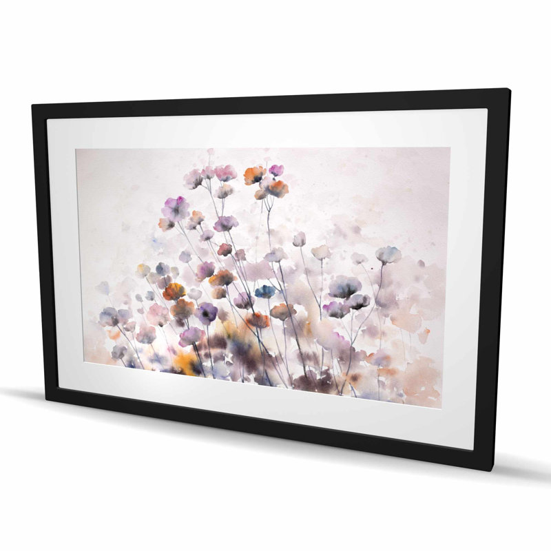 Imprimé mat à motif de fleurs sauvages | Illustration de décoration intérieure