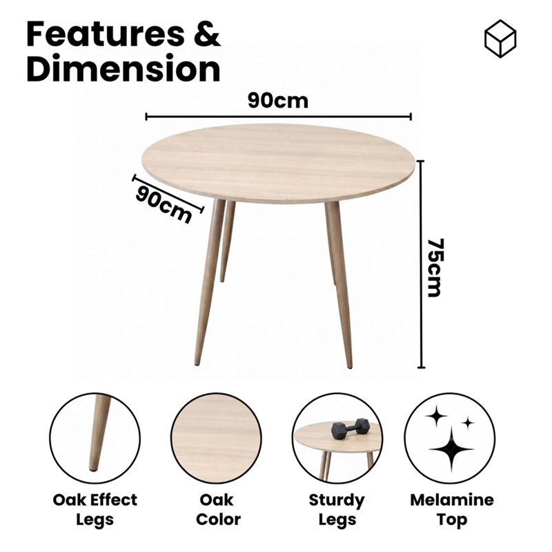 4 - Person Dining Set, White