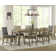 Lorrell 6 - Person Extendable Four Leg Dining Set