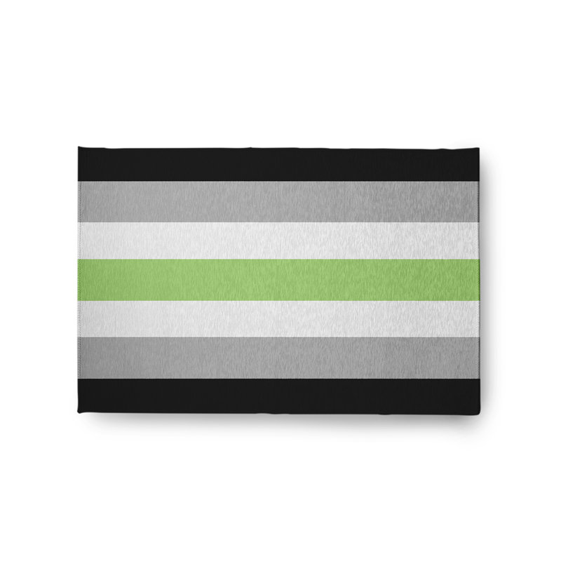Chenille Striped Indoor Rug, Rectangle 2' x 3'