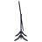 Dunne Black Cheval Mirror