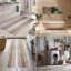 Chemin de table rayé en lin-655099364