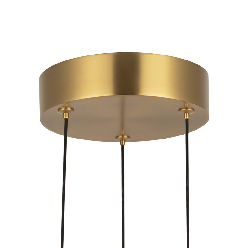 Motif 3 - Light LED Pendant, 20.625" H x 4.75" W x 4.75" D