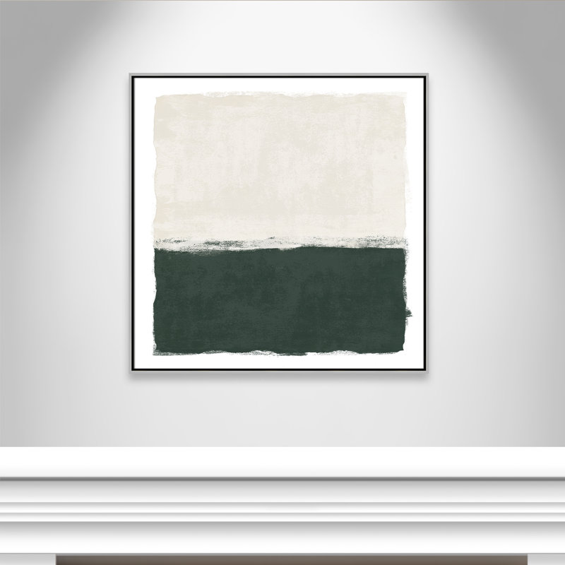 «Primal Forest II - Square Vesrion Print» par Natalie Carpentieri, H 37,5 po x l 37,5 po, Argent argent