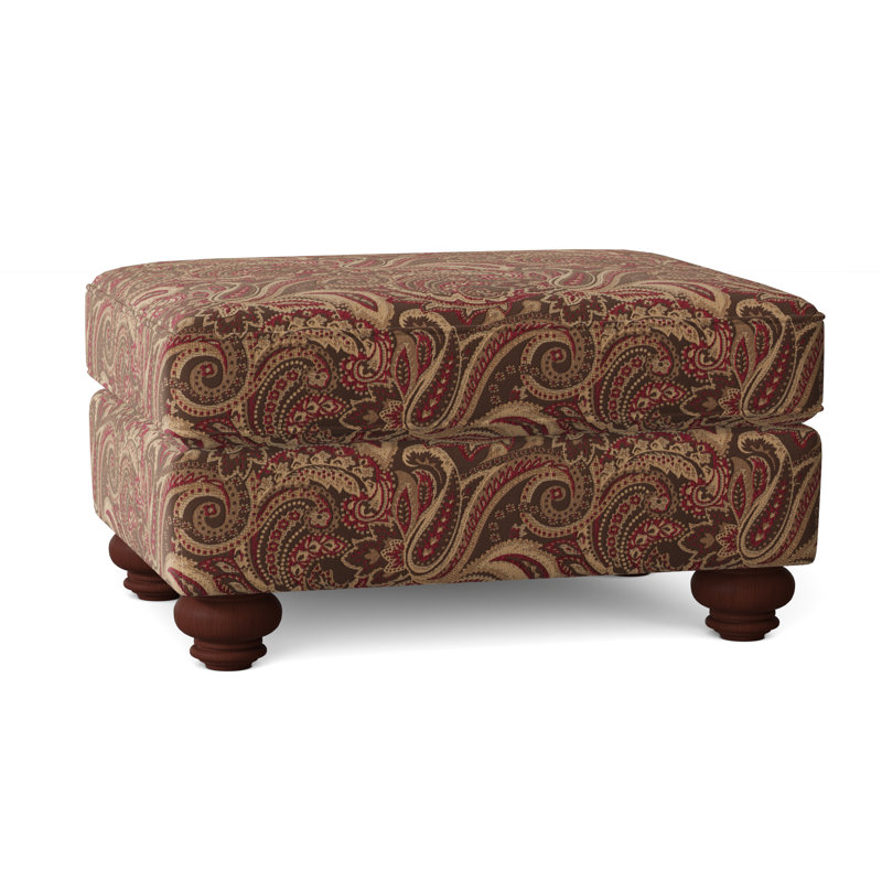 Woodburn 33" Rectangle Standard Ottoman, Craftwood 10 Beige Performance Chenille, Manhattan