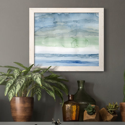 Détail de bord de mer - Reproduction d'art sur toile encadrée