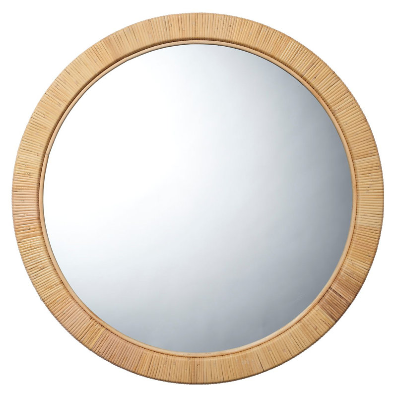 Bethania Rattan Flat Wall Mirror