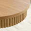 Table basse ovale de conception moderne