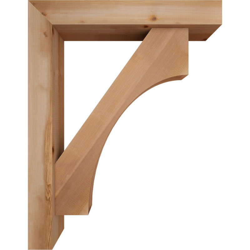 Support Westlake Block avec support décalé, 36 x 28, Cèdre rouge occidental de l 5 1/2 po (lisse)