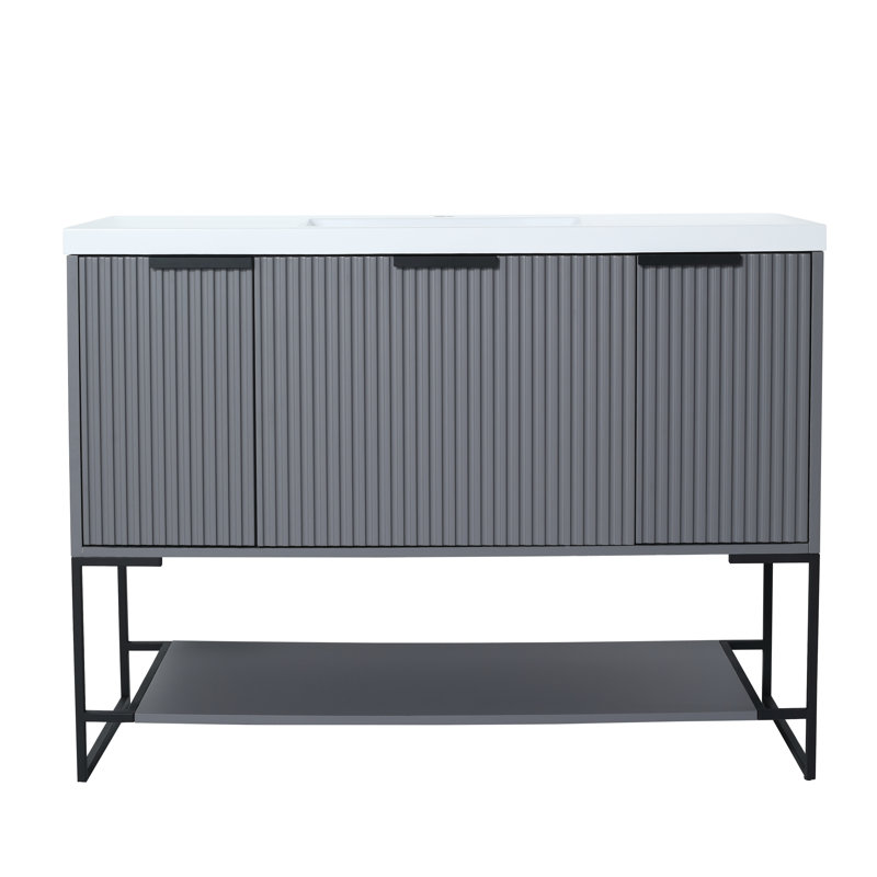 Meuble-lavabo 48 po avec lavabo en résine
