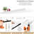 Sorbus Floating Shelves for Wall - 55 Inch Extra-Long Bathroom Shelves, Wall Decor for Bedroom, Kitchen, Living Room, Book Storage - Mounted Floating Shelf with Hidden Brackets (White, 2 Pack)-119898071