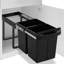 Poubelle de cuisine coulissante vidaXL 12,7 gal