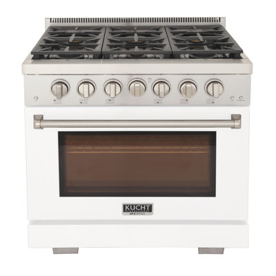 36 po 5,2 pieds cubes Pi. Cuisinière à gaz autoportante