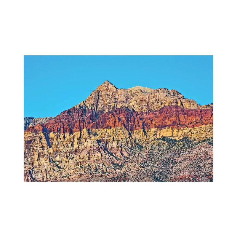 Red Rock Canyon National Conservation Area, Nevada, USA 1 Piece Wrapped Canvas Wall Art, 30.48 cm H x 45.72 cm W