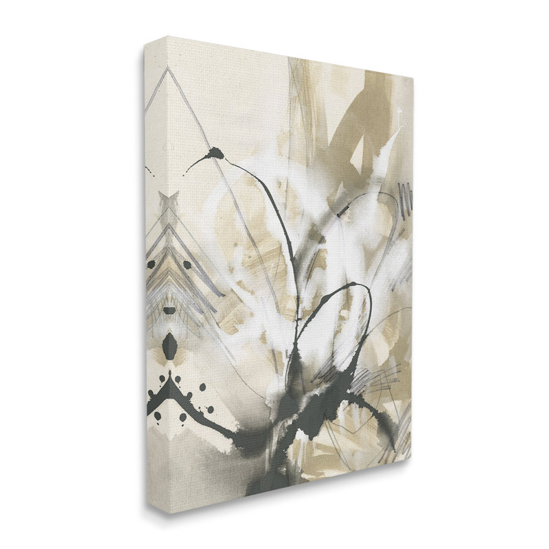 "Cadre circulaire abstrait" par June Erica Vess sur toile, H 48 po x l 36 po