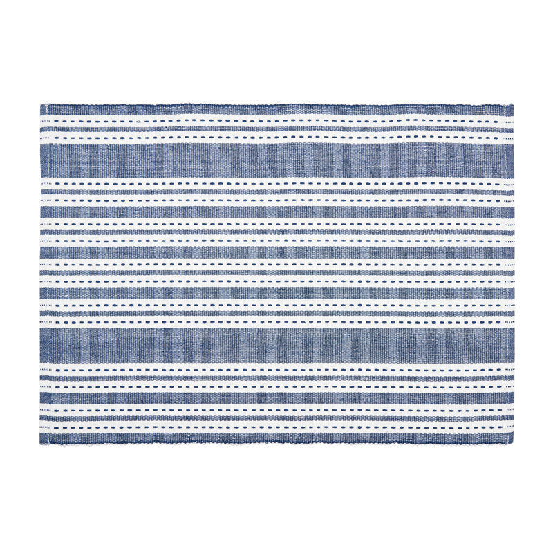Warner Cotton Placemat, Blue