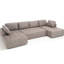 138,5 "rembourré modulaire, 6 en maille grise respirante pour une décoration élégante-1033332652-1033332651