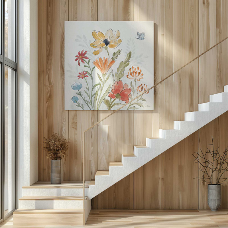 Impression sur toile 48 "x 48" Garden Melody in Bloom V, H 48 po x l 48 po