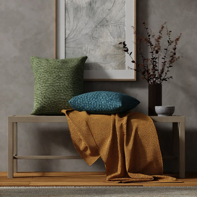P/Kaufmann Home On The Dot Square Woven Throw Pillow