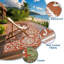 Tapis d'extérieur imperméable à l'eau Medallion Patio Reversible-268353546-268353548