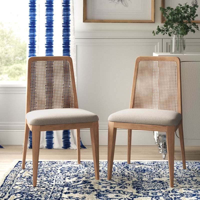 Pennington 19'' H Upholstered Side Chair, Brown