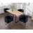 Kaydance Upholstered Dining Chairs Modern Arm Chairs-1684234688-1684234691