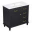 Meuble-lavabo 36 po avec comptoir en céramique-218284747