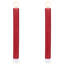 Ensemble de 2 bougies de Noël DEL sans flamme effilées en nid d'abeille - 9,5 po - rouge-115320007