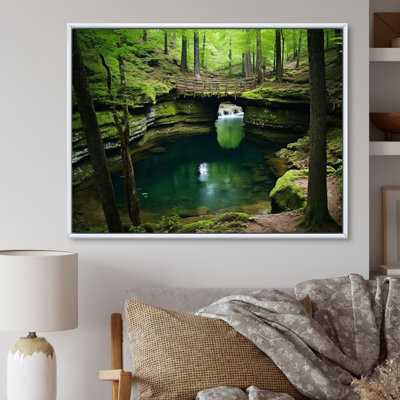 «Hot Spring National Park Arkansas», reproduction sur toile