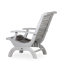 Chaise en bois d'eucalyptus, gris argenté-1835843858