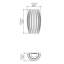 2 - Light LED Flush Mounted Sconce-68926076