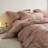 Vintage Jacquard Textured Floral  Cotton-Linen Duvet Cover Set-110146202-110146200