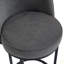 Ensemble de 2 tabourets de bar à hauteur de comptoir, tabourets de bar moderne avec dossier, tabourets de bar rembourrés en tissu de lin pour îlot de cuisine-1228456189