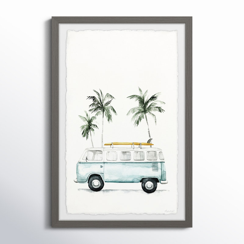 Levick Surf Trip, reproduction encadrée, H 36 po x l 24 po x 1,5 po