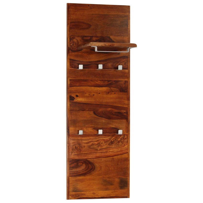 Coat Rack Solid Sheesham Wood 46.5" x 15.7"