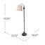 Lampe de travail sur pied 56 "Highline