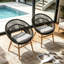Chaise d'extérieur en osier-129026664