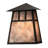 Solid Brass Flush Mounted Sconce