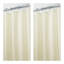 Ensemble de 2 rideaux de douche en polyester uni iDesign - 72 po x 72 po - Blanc-108714230