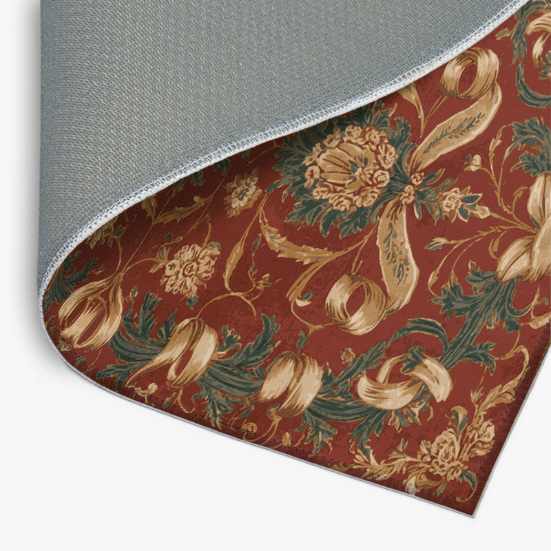 Tapis d'intérieur et d'extérieur brun français, Rectangulaire 2 pi x 3 pi