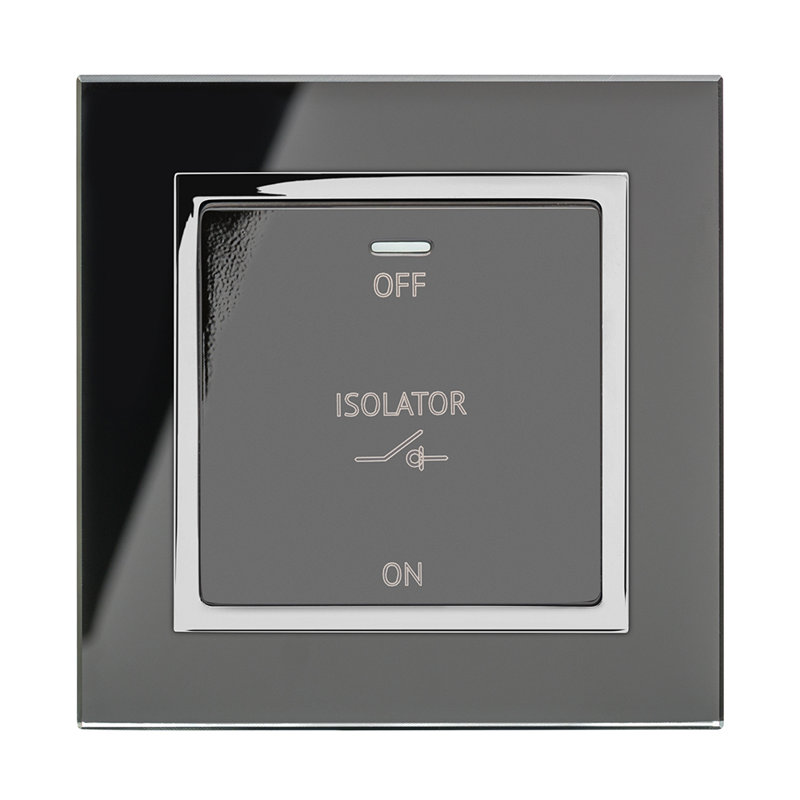 Grimaldi Wall Mounted Socket, Black