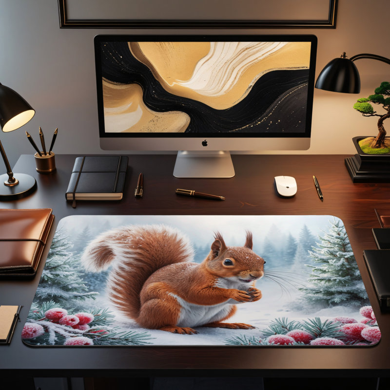Polyester Desk Pad, 31.5x15.5