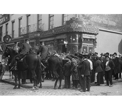 " Mounted Police Attempt To Control Labor Riots In Nyc "