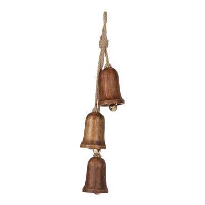 CLUSTER WOODEN JINGLE BELL