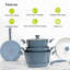 10 - Piece Non-Stick Aluminum Cookware Set