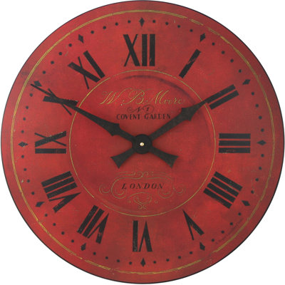 Warm Red London Dial - 36cm