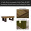 Table basse de 42 pouces en bois